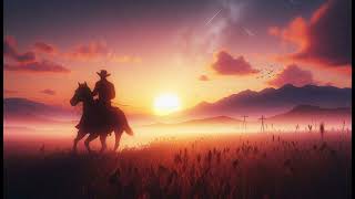 Cowboy riding into the sunset  Soundtrack piano version [upl. by Jamill919]