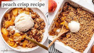 Peach Crisp Recipe [upl. by Innaig]