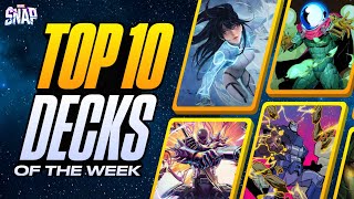 TOP 10 BEST DECKS IN MARVEL SNAP  Weekly Marvel Snap Meta Report 102 [upl. by Baerman]