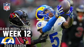 Los Angeles Rams vs Arizona Cardinals Game Highlights  NFL 2023 Week 12 [upl. by Conway67]