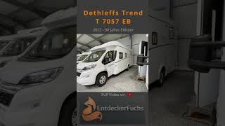 Dethleffs Trend 90 T 7057 EB  2022🦊90 Jahre Edition Short [upl. by Mas377]