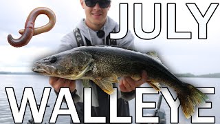 Targeting BIG Summer WALLEYE on Shoals [upl. by Akemahs]