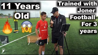 🚫11 YEARS OLD😱 WOW  FULL Session with Isaac Andrews  Joner Football [upl. by Benedict]