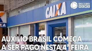 Auxílio Brasil começa a ser pago a 219 milhões de beneficiários [upl. by Neve]