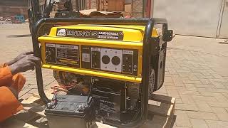 85kva generator loading 3hp electric motor [upl. by Holli]