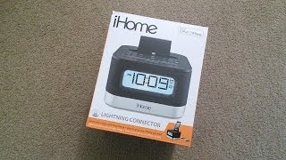 iHome iPL8 For Apple iPod iPhone amp iPad UnboxingReview [upl. by Giddings]