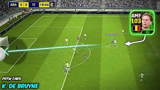 I Tried Long Range Shot With De Bruyne National Card 🔥🚀 [upl. by Kcirdnekal]