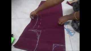 Kameez cutting easy method step by step DIY [upl. by Mcknight]