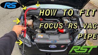 INSTALLING FOCUS RS VAC PIPE TO MY MK2 FOCUS ST225 [upl. by Eidoj742]