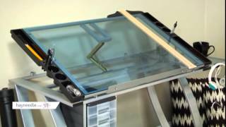 Studio Designs Futura Advanced Drafting Table with Side Shelf  Product Review Video [upl. by Anees69]