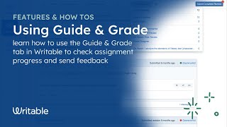 How to Use Guide amp Grade in Writable [upl. by Nove505]