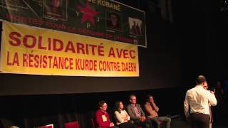 Paris Meeting Kobane avec NARIN AFRIN [upl. by Brit]