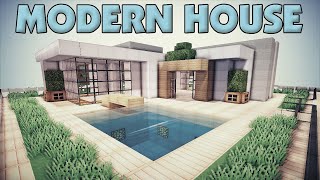 Как построить красивый дом в Minecraft  Modern [upl. by Anitnatsnoc]