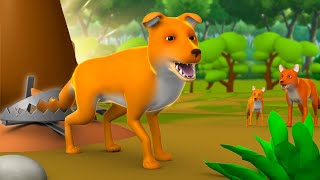 Lomdi ki Kati Poonch 3D Animated Hindi Moral Stories for Kids लोमड़ी की कटी पूंछ हिन्दी कहानी Tales [upl. by Sicard]