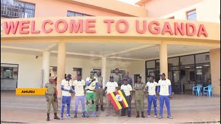 Nile basin walk  Walkers flagged off at Elegu border post [upl. by Sauveur]