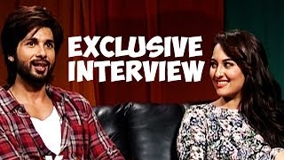 R Rajkumar  Shahid Kapoor amp Sonakshi Sinha talks about Saree Ke Fall Sa Matt Maari amp more [upl. by Dori]