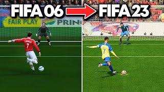 Een Penalty Scoren met Ronaldo in elke FIFA [upl. by Bachman802]