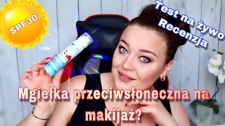 Mgiełka z filtrem spf na makijaż  GARNIER HYDRA BOMB PROTECTIVE MOISTURE SPRAY  TEST i RECENZJA [upl. by Caassi364]