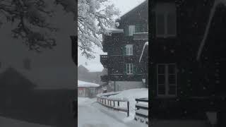 Swiss alpine villages in winter [upl. by Kaehpos]