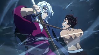 TANJIRO VS TENGEN UZUI 4K TWIXTOR 4K CC AND NO CC DEMON SLAYER SEASON 4 EPISODE 3 [upl. by Dihsar]