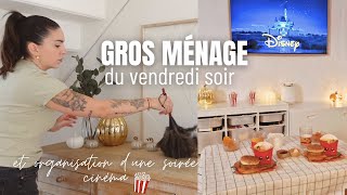 🧽 MOTIVATION NETTOYAGE • ORGANISATION SOIRÉE CINÉMA 🍿 [upl. by Michella]