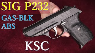 ’23再生産版 SIG P232 GASBLK ABS  KSC：重量・トリガープル・初速測定～ブルズアイターゲットへの試射結果紹介 [upl. by Dennett]