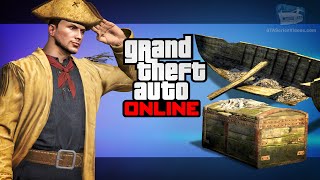 GTA Online  All Shipwreck Treasure Locations How to unlock the Frontier Outfit [upl. by Eceerehs713]