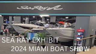 Sea Ray Boats at the Miami Boat Show 2024 [upl. by Asserrac]