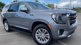 2021 GMC Yukon SLT 53 Test Drive amp Review [upl. by Nairoc]