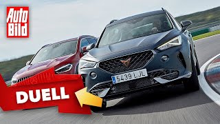 Cupra Formentor VZ vs MercedesAMG GLA 35 2020 Duell  SUV [upl. by Duer]