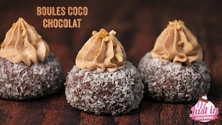 Recette de Biscuits sans Cuisson Noix de Coco Chocolat [upl. by Enirhtac859]