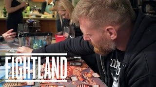 Playing Magic The Gathering With Josh Barnett Fightland Meets [upl. by Orsino688]