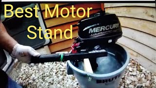 How to Build an Outboard Motor Stand with Test Tank [upl. by Frasquito]