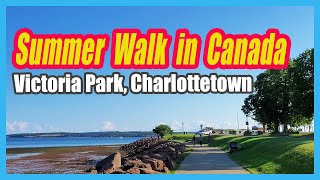 4K Gorgeous Summer Walk on Victoria Park Waterfront in Charlottetown Canada 2021 NEW [upl. by Ysied]