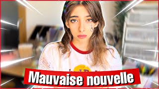 J’AI UNE MAUVAISE NOUVELLE À VOUS ANNONCER…🤰🏼 [upl. by Martinsen]