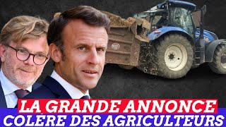 Colère des agriculteurs  le ministre Marc Fesneau annonce une grande nouvelle [upl. by Neehar]