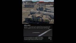 125mm APFSDS ZTZ96 in War Thunder Mobile warthunder qirizyt shorts [upl. by Abekam]