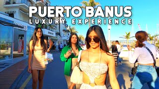 Puerto Banus Marbella Spain Luxury Experience Update March 2023 Costa del Sol  Málaga 4K [upl. by Eniamahs]