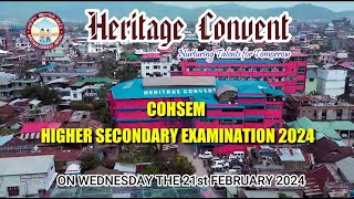 Heritage Convent COHSEM Higher Secondary Examination 2024 [upl. by Thalia]