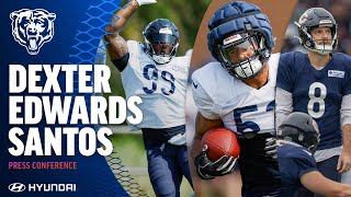 Dexter Edwards Santos on Hard Knocks premiere camp battles  Chicago Bears [upl. by Wier5]