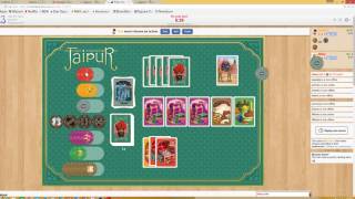 Jaipur Board Game Arena Gameplay with Commentary Turtler7  final round high ends vs large stacks [upl. by Sirej158]