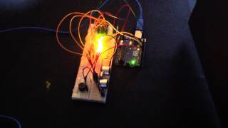 Arduino  Ultrasonic Sensor with LEDs and buzzer [upl. by Acinoev678]