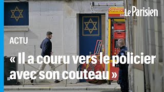 Rouen  un homme armé abattu par la police après avoir tenté d’incendier une synagogue [upl. by Bello]