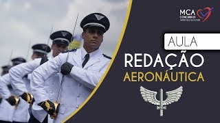 MCA CONCURSOS  Aula de Redação Aeronáutica  Professora Cristiane [upl. by Ominoreg910]