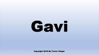 How To Pronounce Gavi Wine [upl. by Blake]