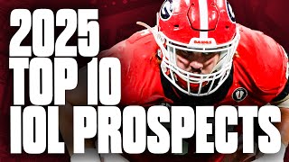 Top 10 Guards and Centers In The 2025 NFL Draft [upl. by Aleemaj]