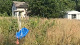 BACKWOODS USA  Abandoned Trailer Park Homes Destroyed 2021 Derecho Urban Exploration Midwest Decay [upl. by Birch]