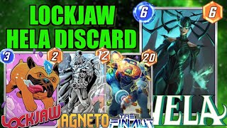 SURPRISINGLY GOOD Lockjaw Hela Discard Marvel Snap [upl. by Kwasi]