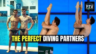 Tom Daley and Matty Lees Breathtaking Synchronised Dive at World Cup Diving Sports Shorts [upl. by Gerdi]