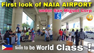 First Look of NAIA Terminal 3 under San Miguel  Soon to be World Class Airport  Sept 17  2024 [upl. by Lledra]